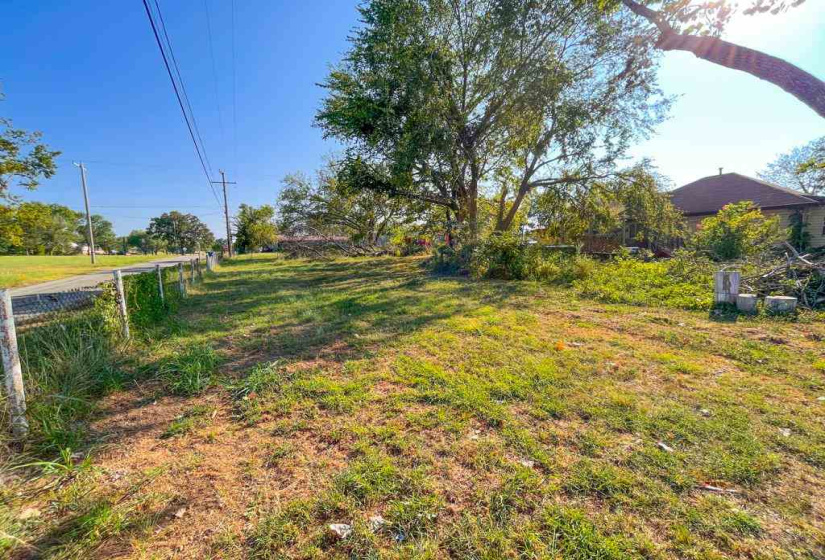 View looking towards Southeast corner