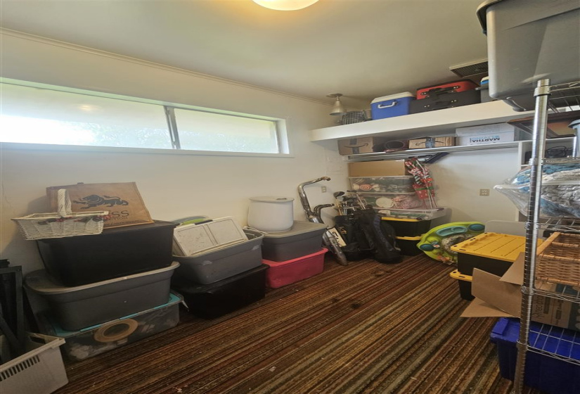 Carport Storage Area