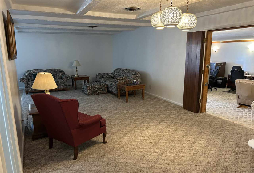 living room of main dining area