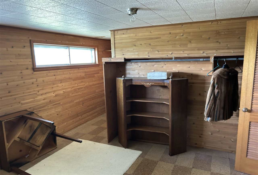 Closet in main bedroom