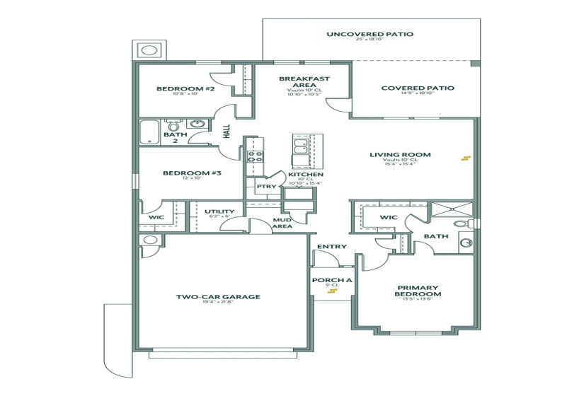 3 Bedrooms Bedrooms, 0 ,2 BathroomsBathrooms,Residential,Single Family,Foley,1,132430