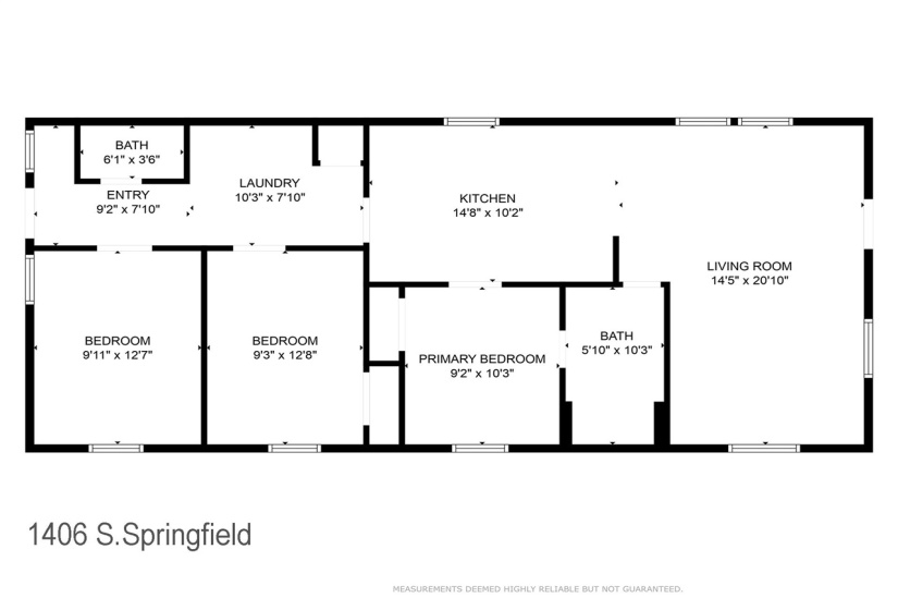 3 Bedrooms Bedrooms, 0 ,1 BathroomBathrooms,Residential,Single Family,Springfield,1,132478