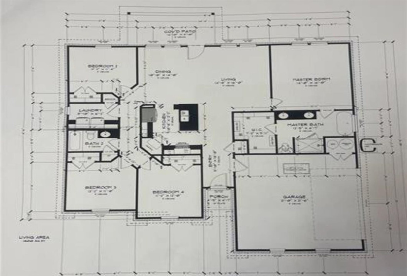 4 Bedrooms Bedrooms, 0 ,2 BathroomsBathrooms,Residential,Single Family,Bois D'Arc,1,133010