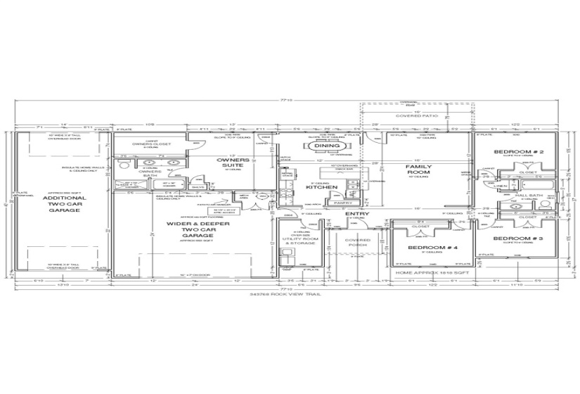 4 Bedrooms Bedrooms, 0 ,2 BathroomsBathrooms,Residential,Single Family,Rock View,1,133155