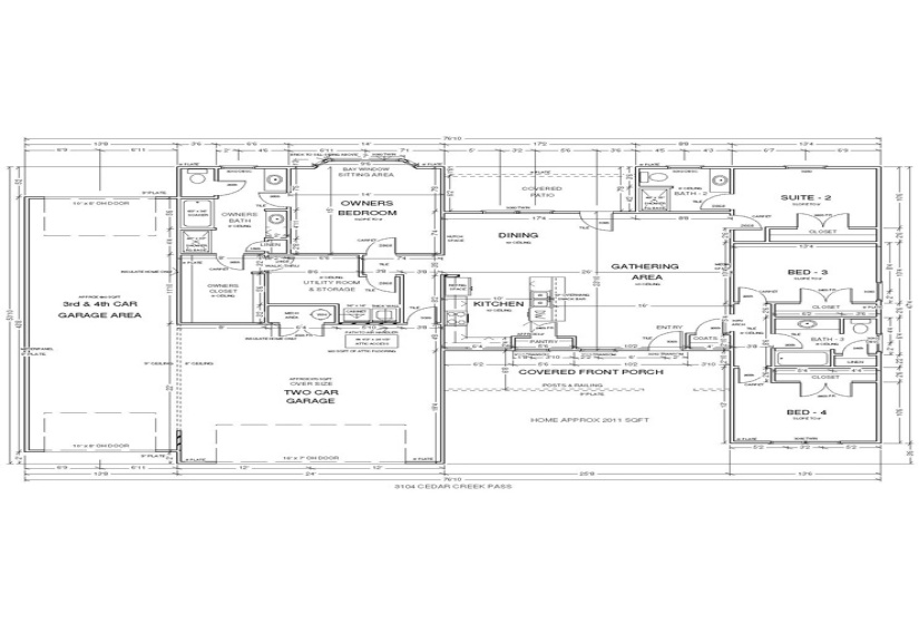 4 Bedrooms Bedrooms, 0 ,3 BathroomsBathrooms,Residential,Single Family,Cedar Creek Pass,1,133459