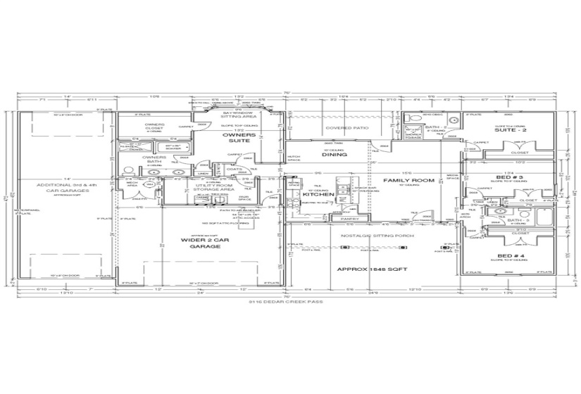 4 Bedrooms Bedrooms, 0 ,3 BathroomsBathrooms,Residential,Single Family,Cedar Creek Pass,1,133462